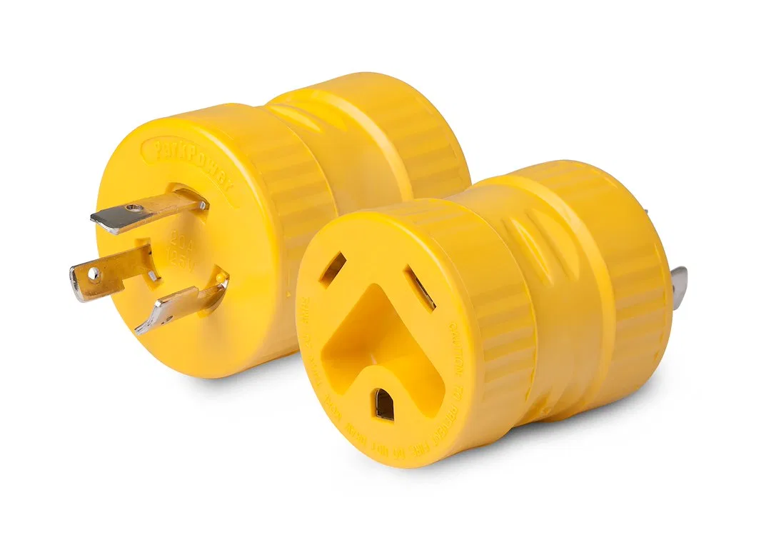 127A – MARINCO Power Cord Adapter, For Connecting RV Power Inlet To Generator Power Source 20 Amp Male To 30 Amp Fema...